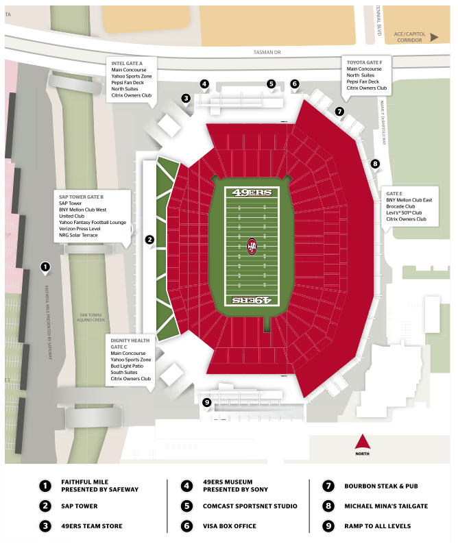 Levi Stadium Seating Chart For Taylor Swift