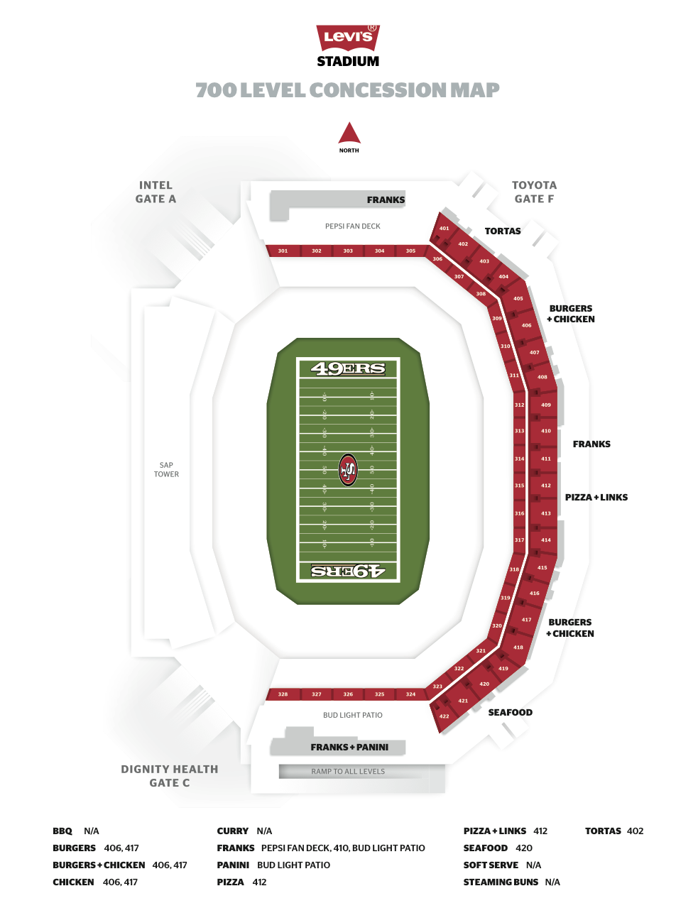 Parking Lot Maps - Levi's® Stadium
